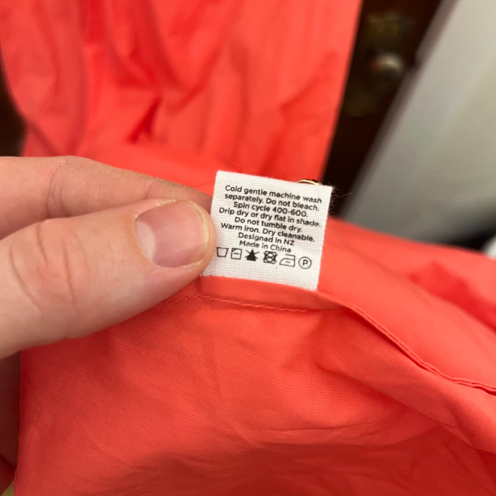 Bird & Knoll Rosalie Dress In Watermelon Red/Pink Size Xs Nwt's $470 Women's — image 7 of 8